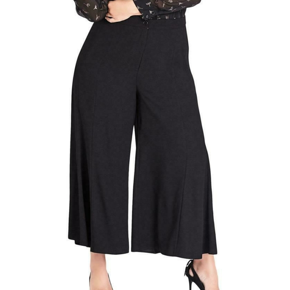 wide leg pants size 18